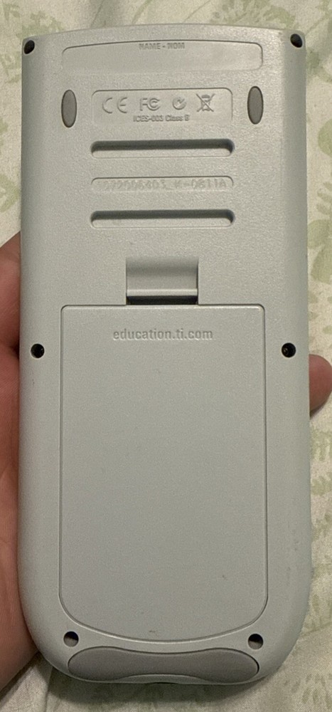 Texas Instruments TI-84 Plus Silver Edition Graphing Calculator Silver Tested Ec