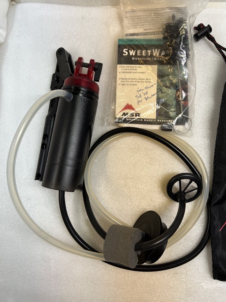 New MSR Sweetwater Simplicity MicroFilter Water Purifier Filtration System
