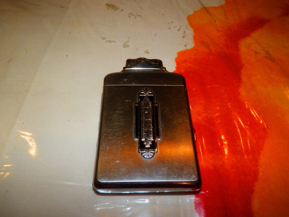 Early Ronson Art Deco Supercase Lighter and Cigarette Holder  Combination