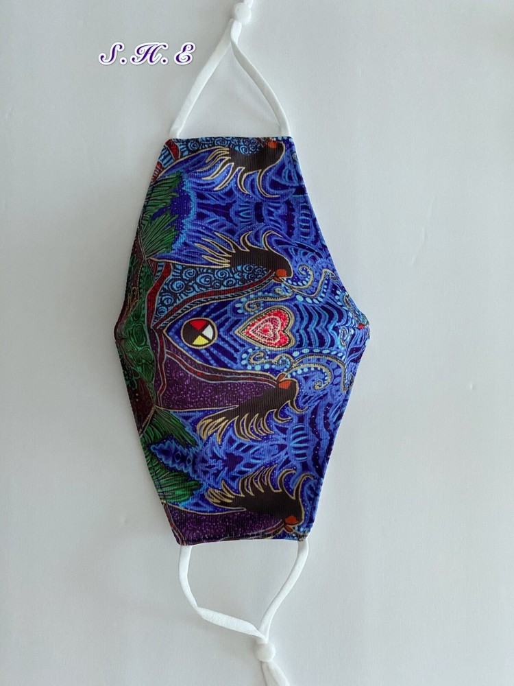 3PCS 3 Layers Face Cloth Mask Reusable Washable Adjustable With 3pc PM2.5 Filter