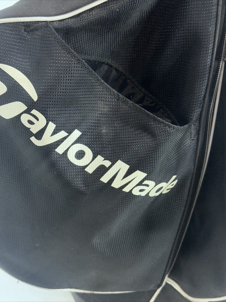 TaylorMade Flextech Stand Bag Black 5-Way Divide Dual Strap Golf Bag