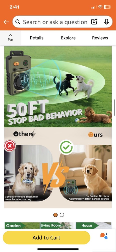 Ultrasonic Bark controller