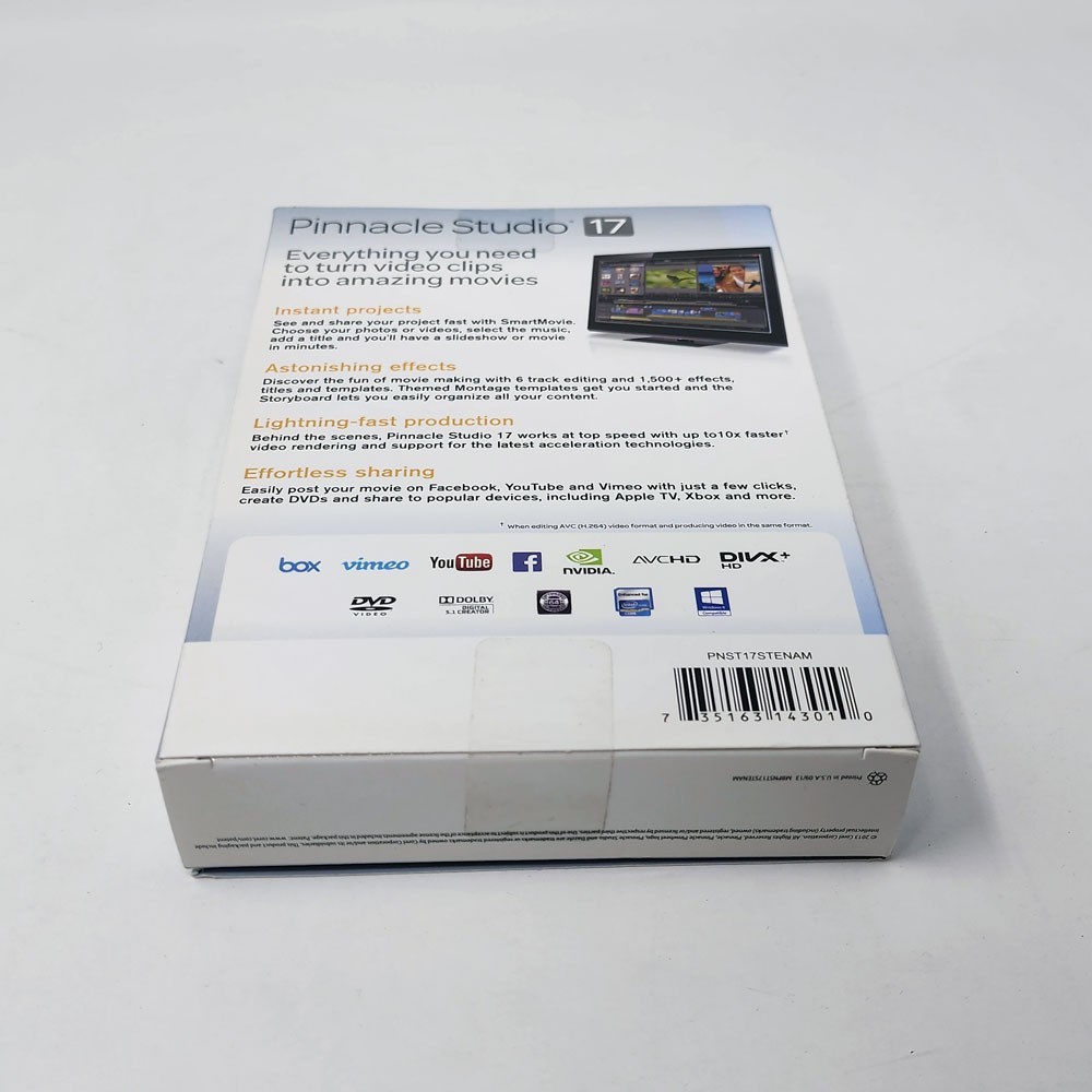 Corel Pinnacle Studio 17 (DVD-ROM) Windows - Retail Box