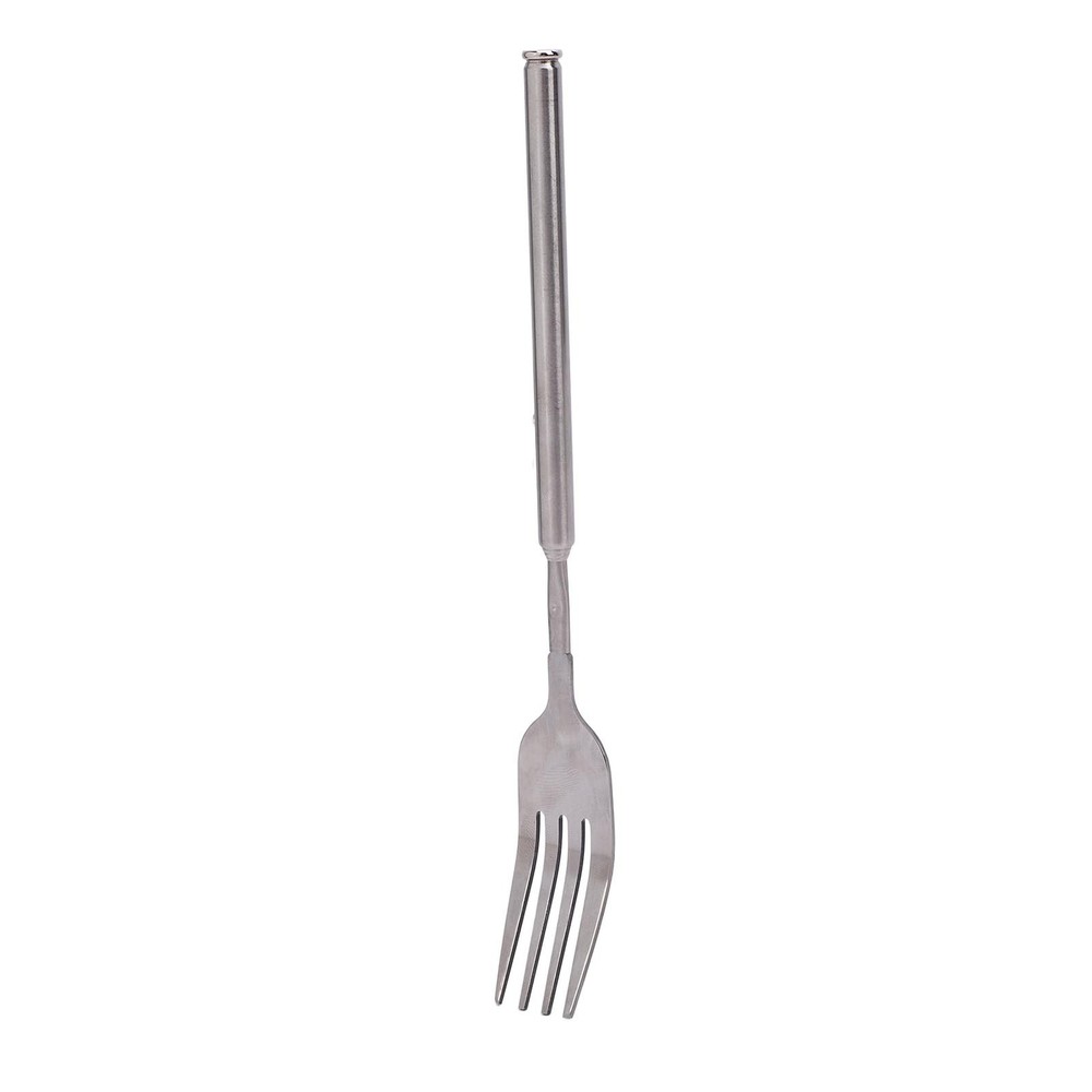 Extendable Fork Stainless Steel Long Handle Telescopic Fork For BBQ Dinner