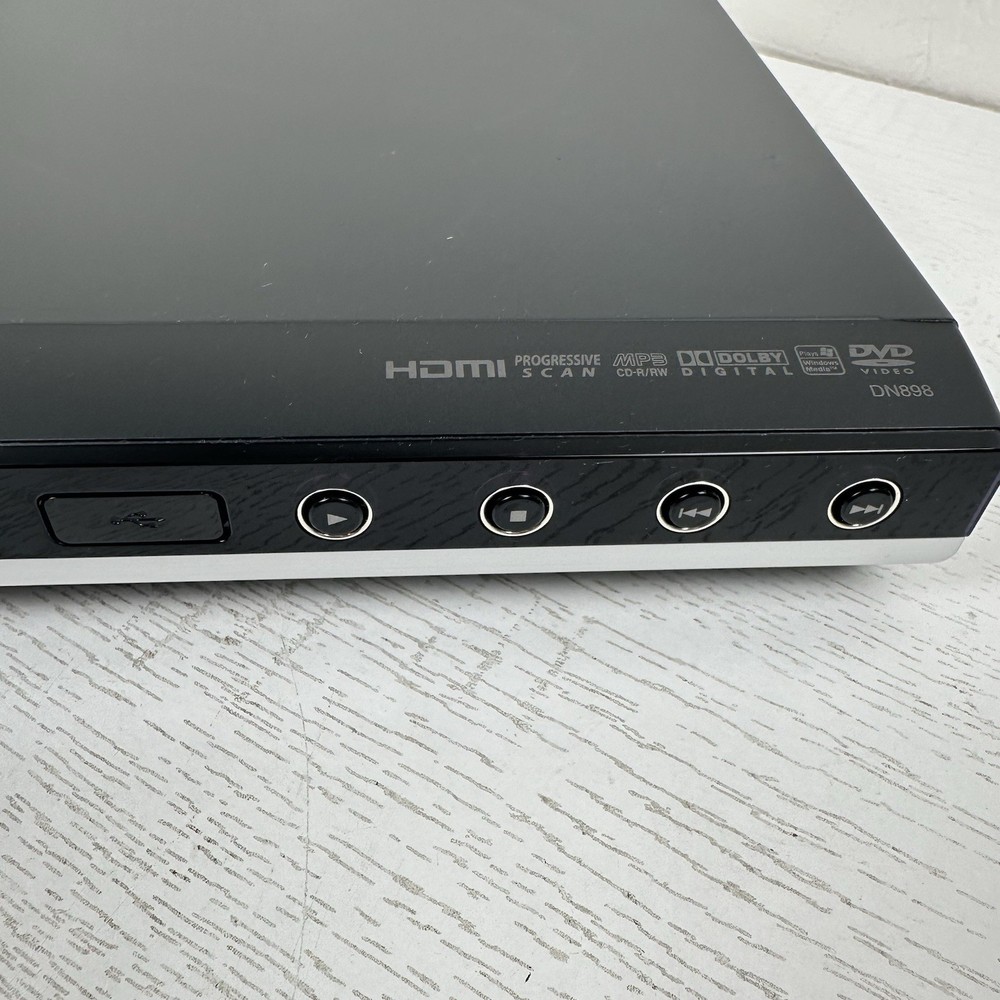 LG DVD Player DN898 Black Tested Works No Remote With Cables