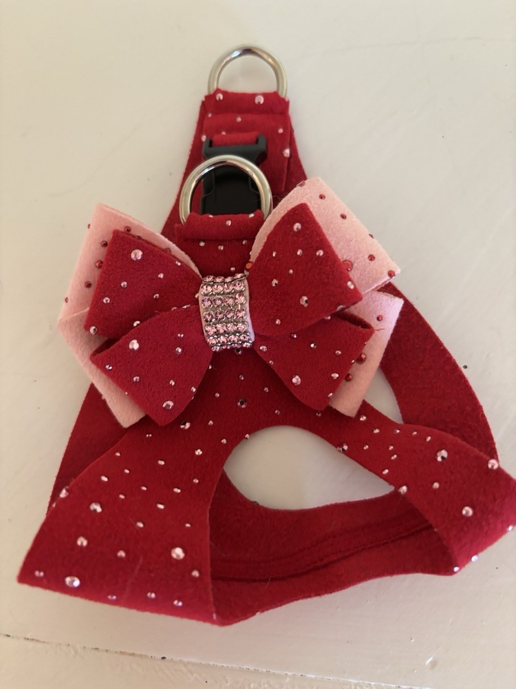 (4) Susan Lanci CUSTOM Step-in Harnesses. (Only Animal Print Available)