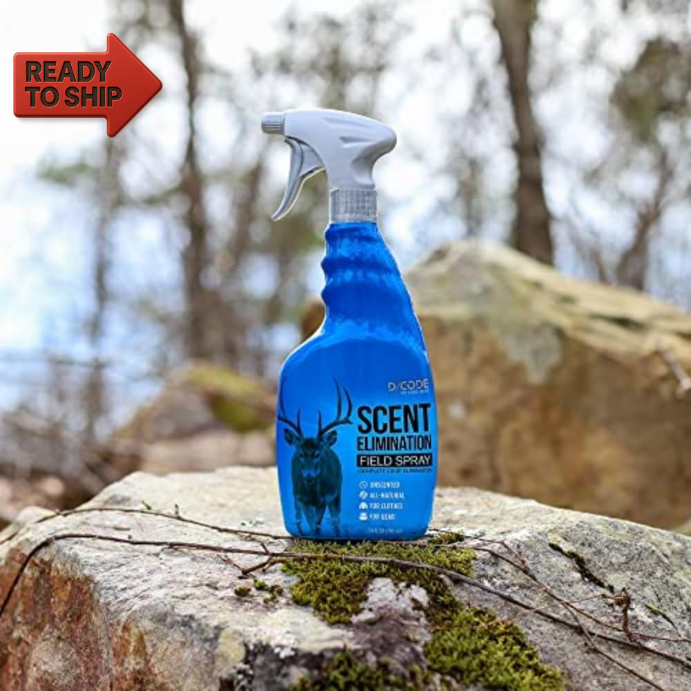 D/Code Unscented Field Spray, Scent Elimination, Choose Size