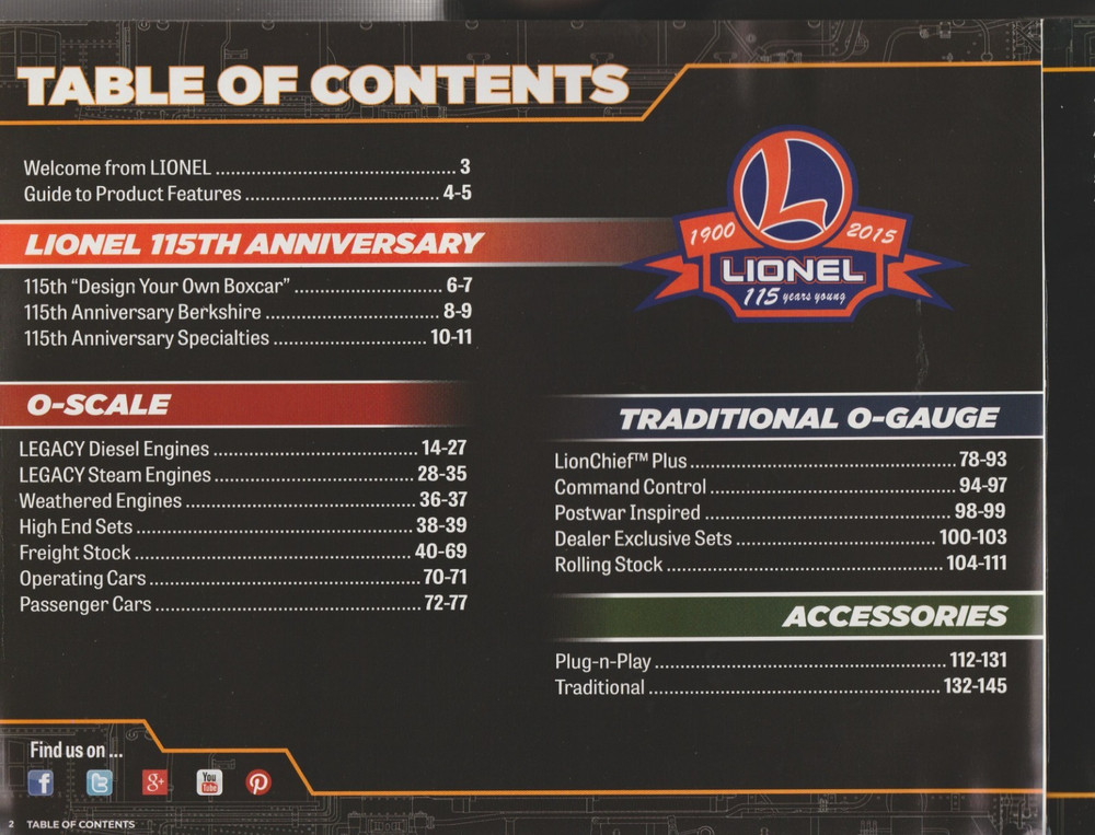 2015 Lionel Catalog Volume 2