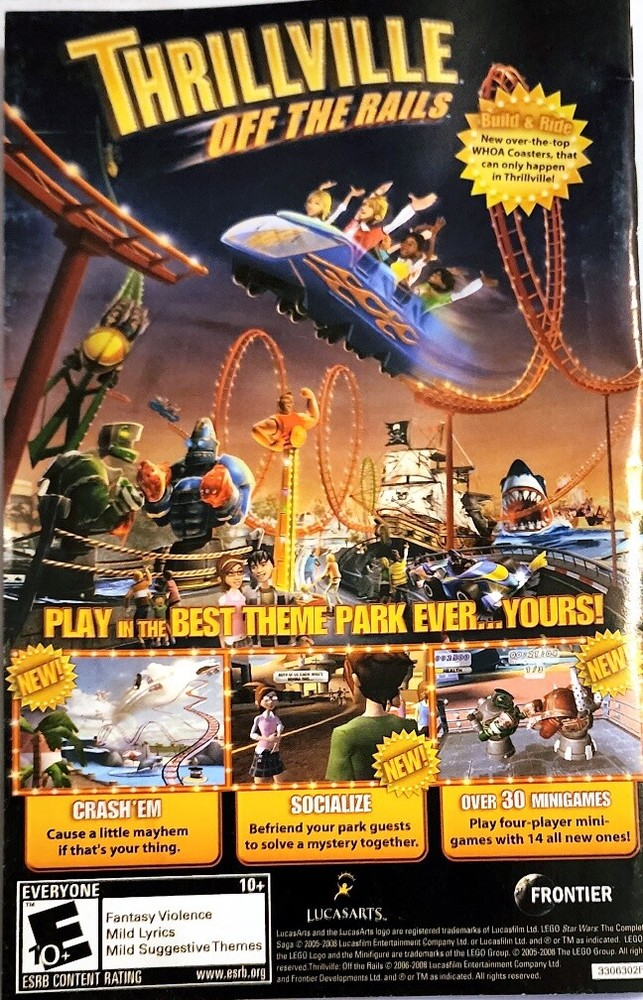 Replacement WII Game Manual Guide Star Wars