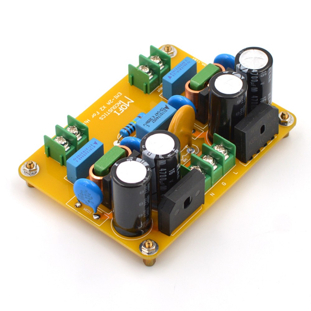 1pc HiFi AC Power Line Dual EMI Filter Module 440W Version Board
