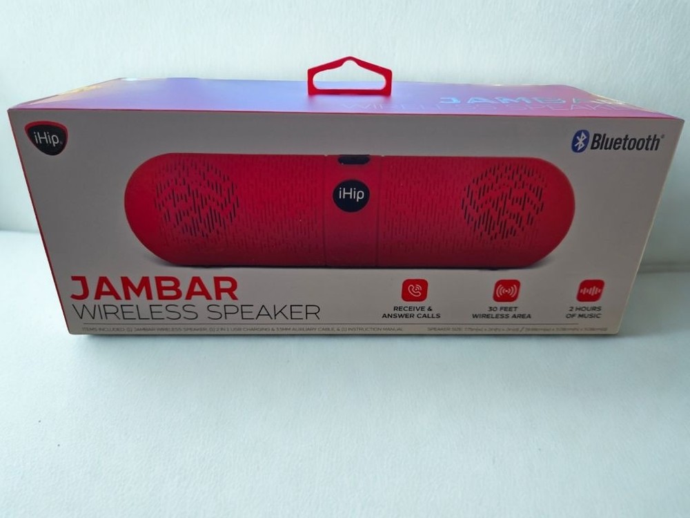 iHip Jambar Wireless Speaker One Size Red