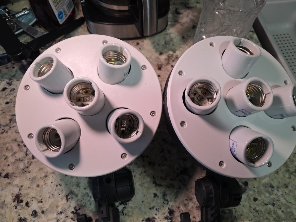 Westcott D5 5-Socket Light Head (2 Pack)