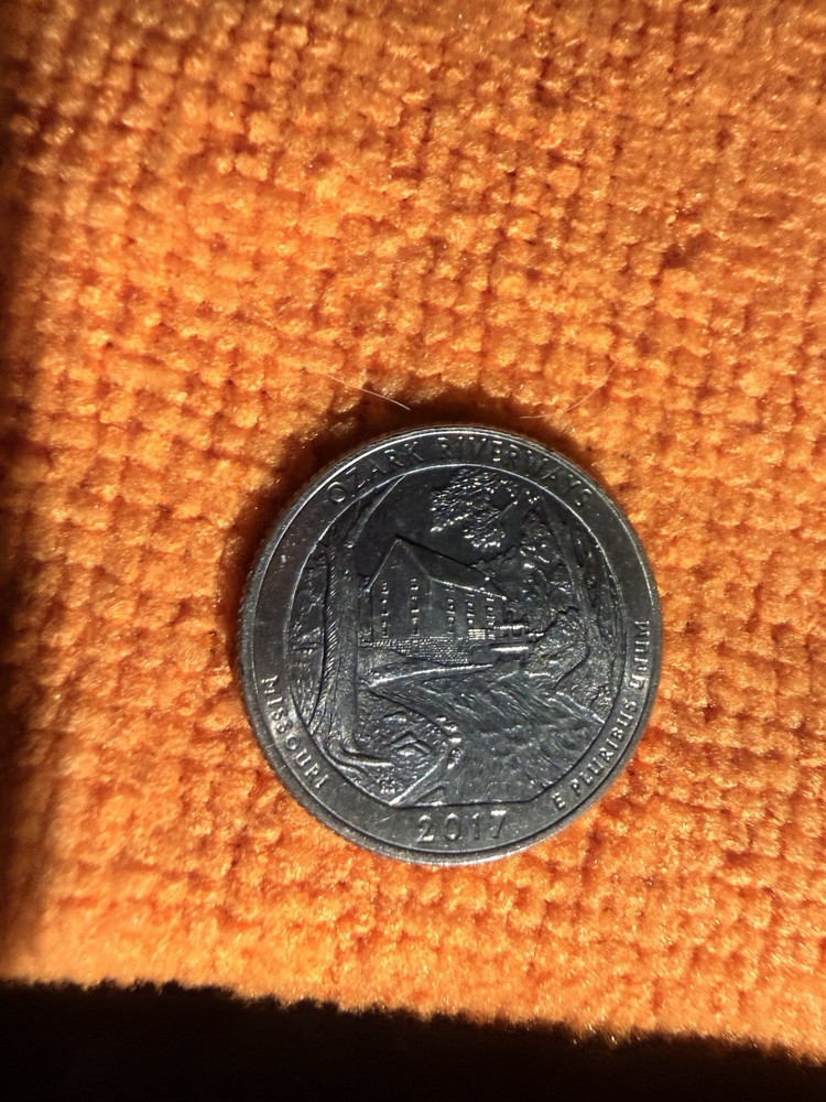 2017 D Ozark Riverways Quarter. Uncirculated From US Mint roll.