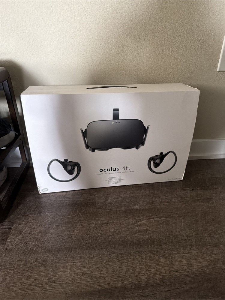 Oculus Rift VR Headset Complete Bundle Open Box w/ Controllers & Box