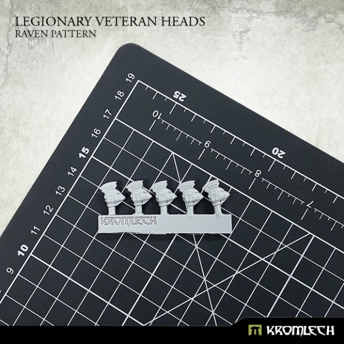 KROMLECH LEGIONARY VETERAN HEADS: RAVEN PATTERN