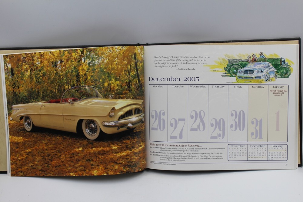Automobile Quarterly Executive Planner 2006 Hardcover