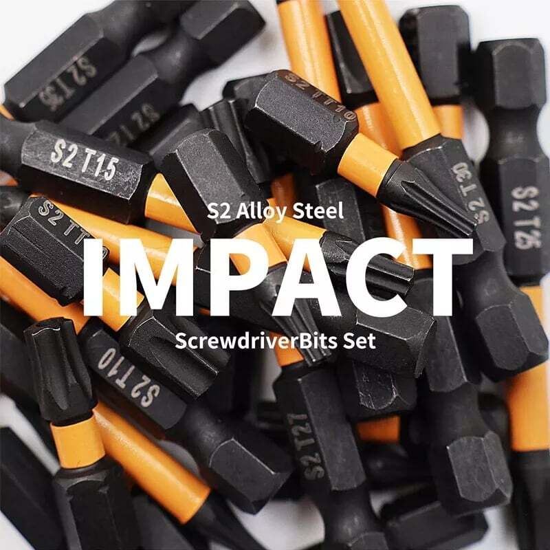 26PCS Torx Screwdriver Bit Set - Security Tamper-Proof Hex Shank (Home/Workshop)
