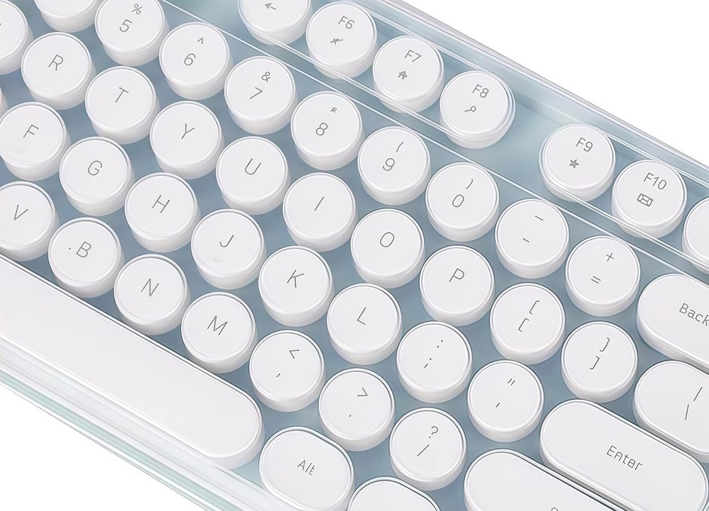 Silicone Keyboard Cover Skin Protector Compatible for MOFII Round Keycaps Ret...