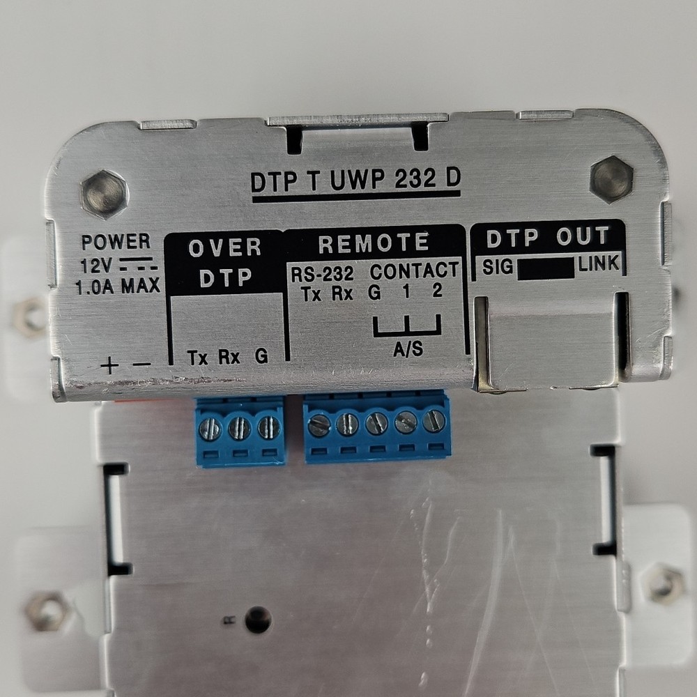 Extron wallplate DTP T UWP 232 D Two Input Transmitter