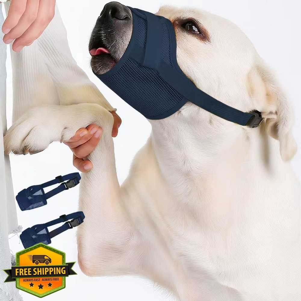 Hamibus 2pk Mesh Dog Muzzle XL Dark Blue