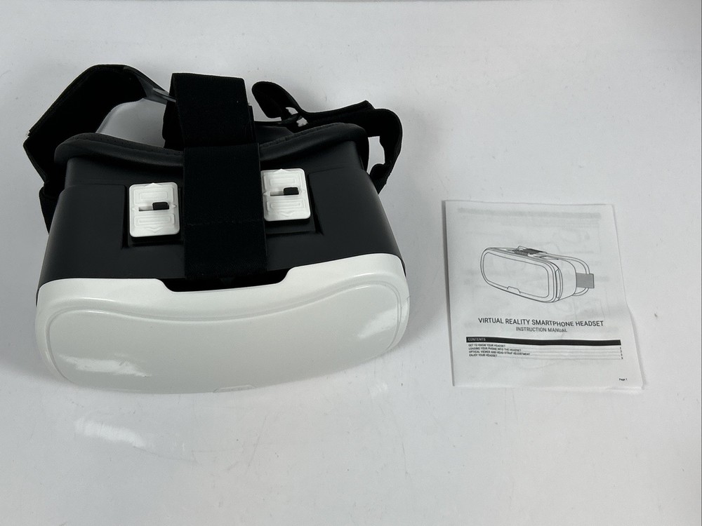 ONN Virtual Reality VR Smartphone Headset Apple/Android White Pre-Owned Good Con