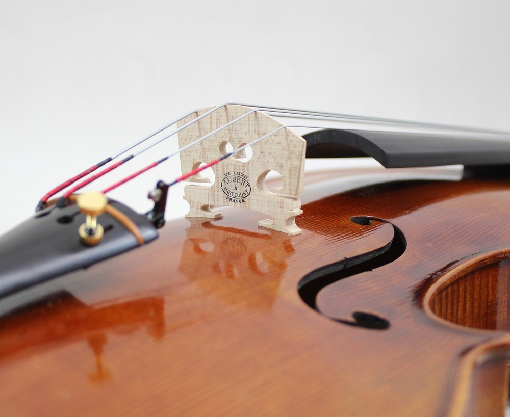 Master Performance!A Strad Viola Copy,16",Aubert bridge! #8260