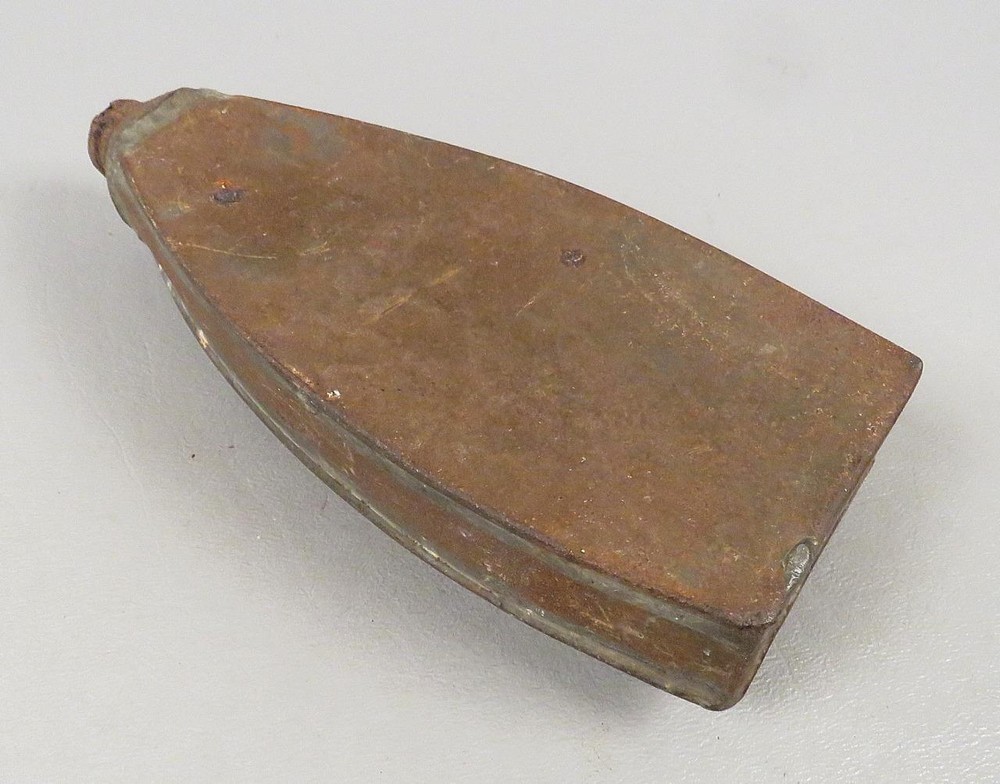 Vintage UNUSUAL GUN POWDER CAN Muzzleloader Rifle ANTIQUE Muzzleloading Part