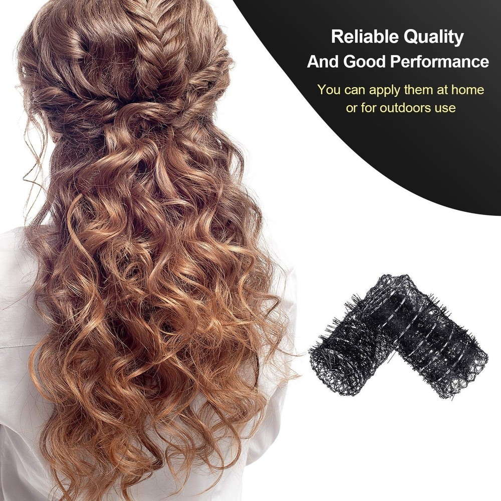 20 Pack Vintage Brush Rollers for Hair with Picks Medium Wire Mesh Rollers for