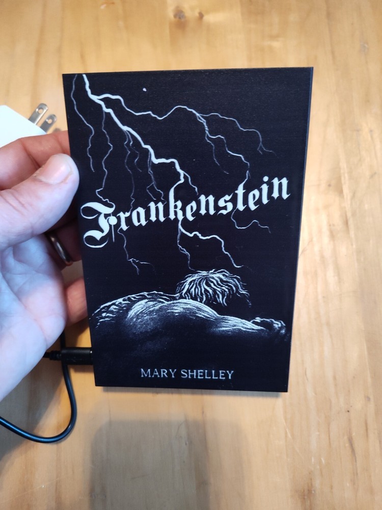 Frankenstein Book Desk Lamp