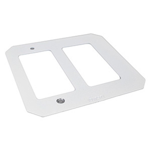 8CREST Wiremold Evolution 8AT Series Crestron Double Gang Plate