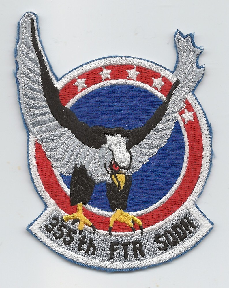355th FIGHTER SQUADRON #1(A-10 era) patch