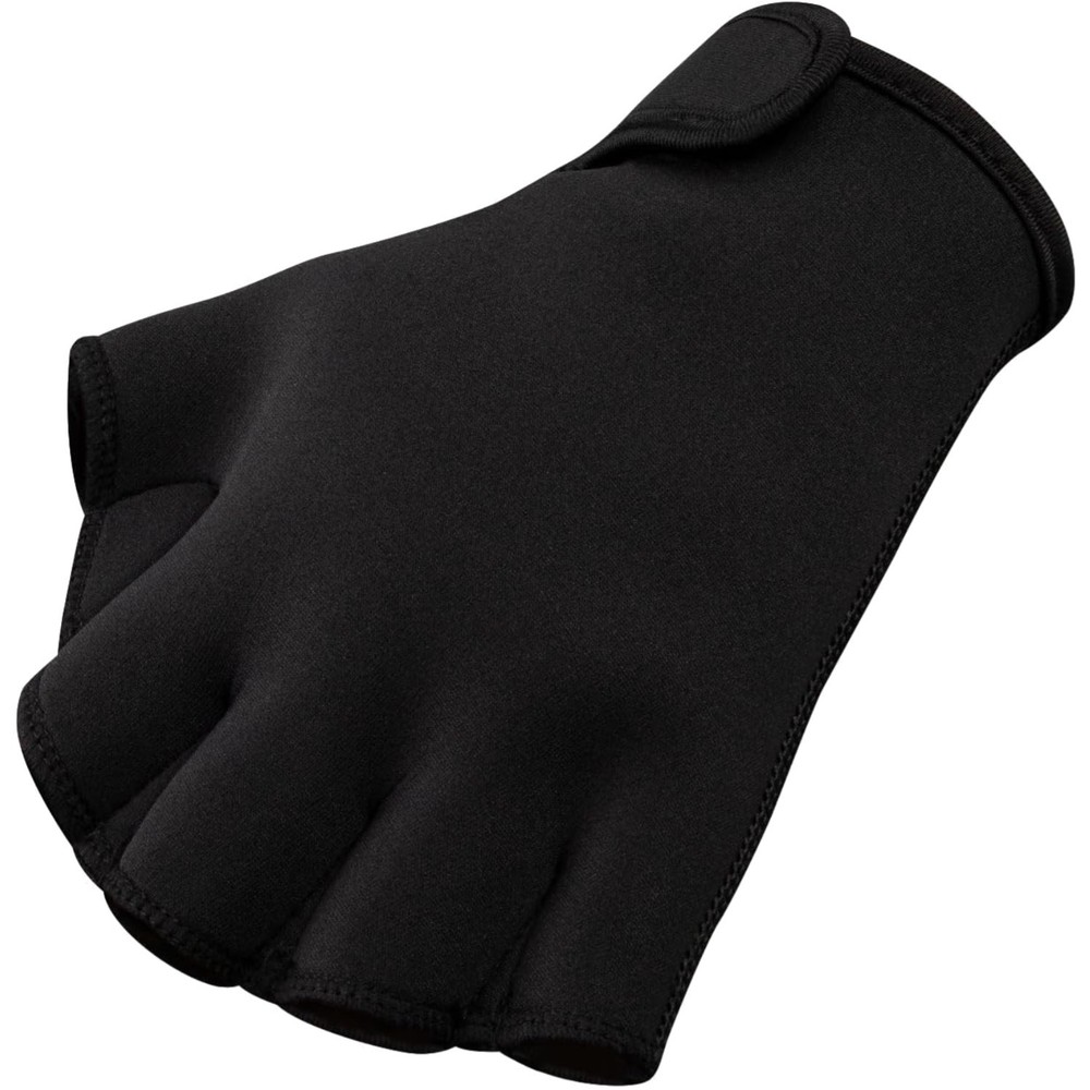Large Size Webbed Swim Gloves with Adjustable Closure for Enhanced Performance