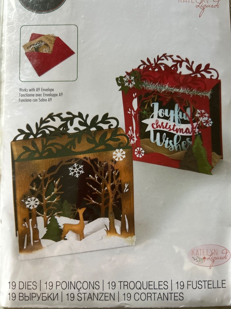 Sizzix Thinlits Holiday Shadow Box*New*Free Ship