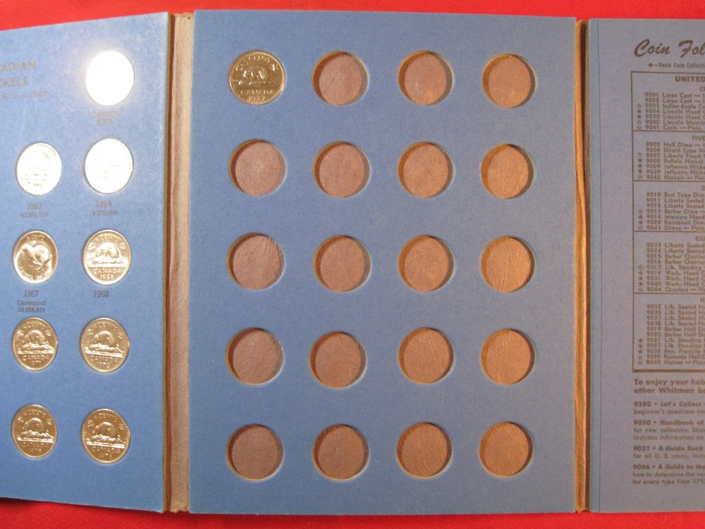 PARTIAL #1+#2 CANADA NICKEL/ 5 CENT COLLECTION  (#352E)