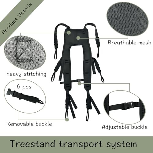 Tree Stand Backpack Straps Treestand Transport System Lightweight Universal