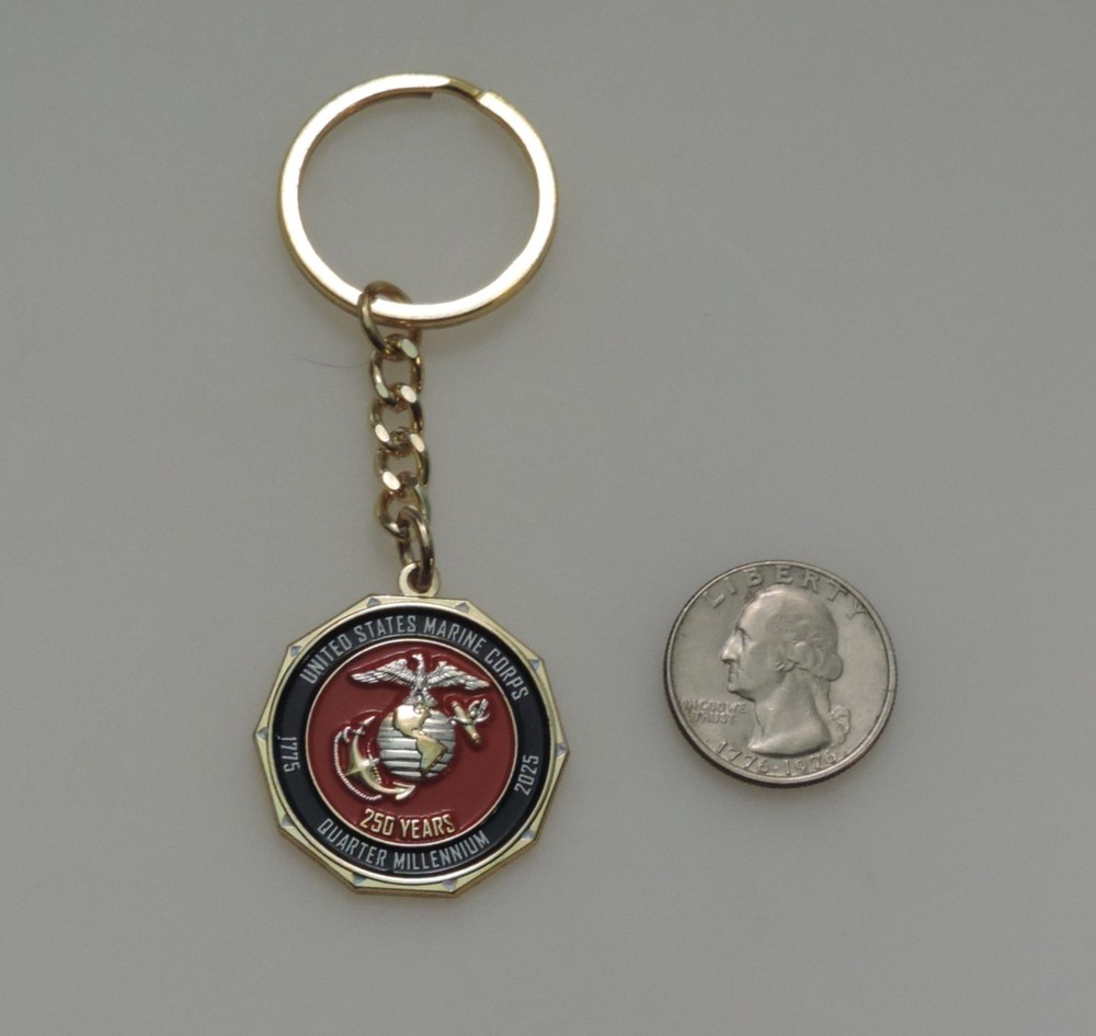 Marine Corps 250th Keychain