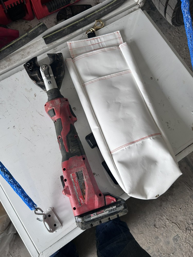 Utility Crimper/press Storage Bag White