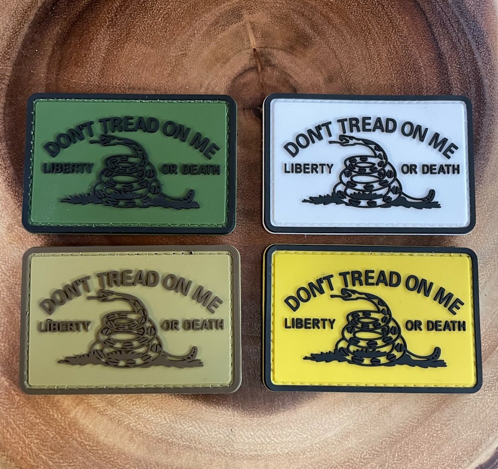 Don’t Tread On Me Liberty or Death PVC Patch