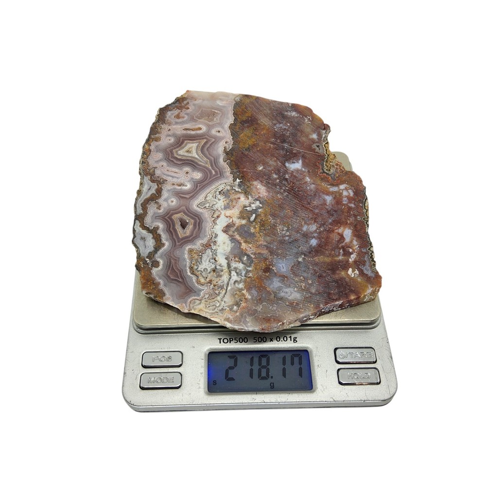 Moroccan Agate, slab, cabbing rough, lapidary, #R-6391