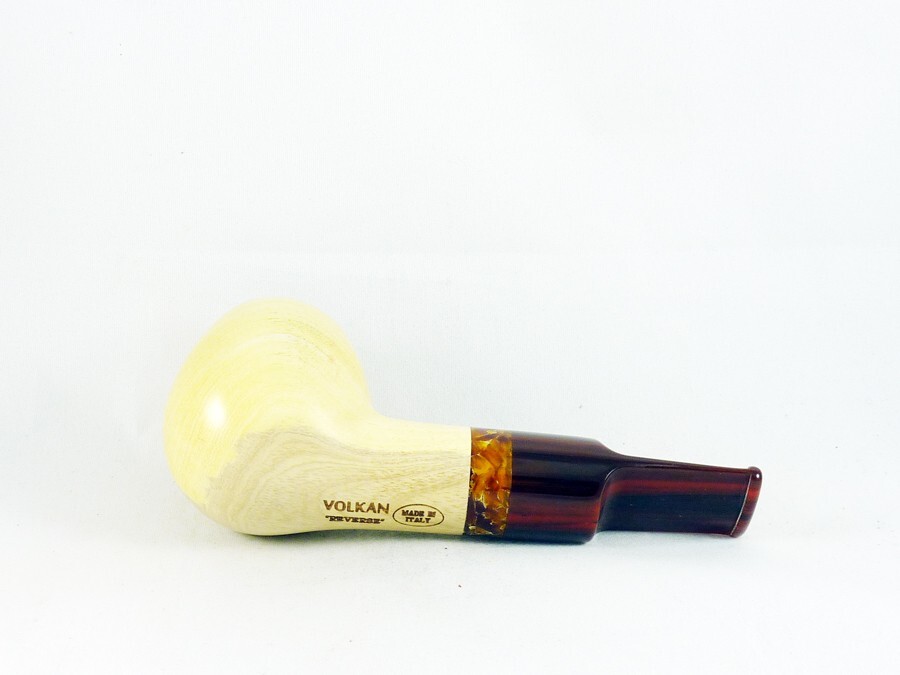 briar lemon pipe Volkan Reverse calabash reverse pfeife handmade italy