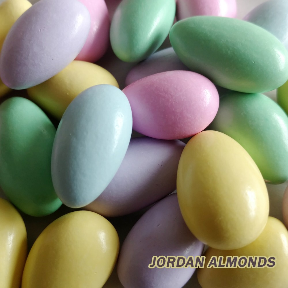 Jordan Almonds assorted quality  bulk pastel candy Almendras con dulce
