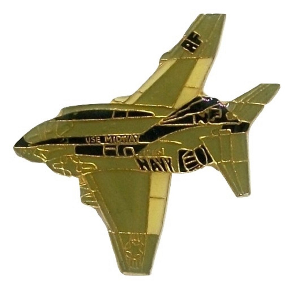F4 phantom jet  Hat Tac or Lapel Pin