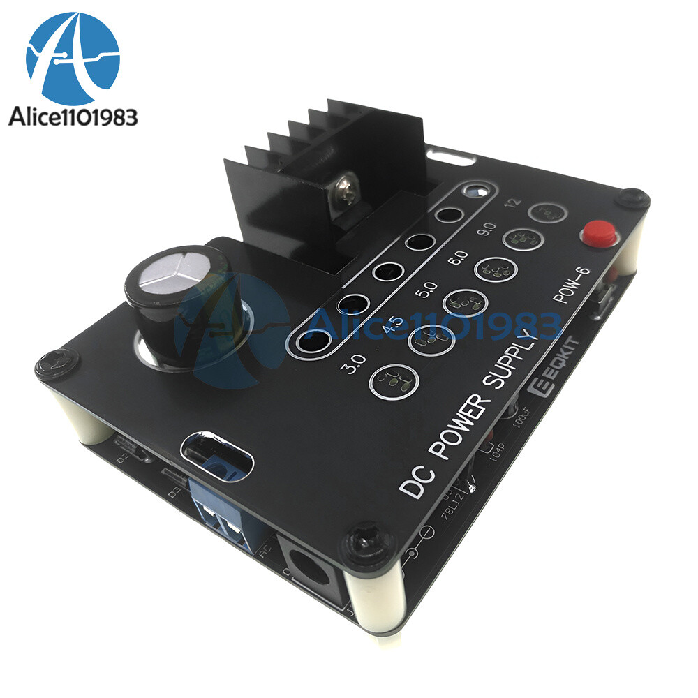 Adjustable CNC Regulated Power Supply DIY Kit for Electronic Soldering Practice