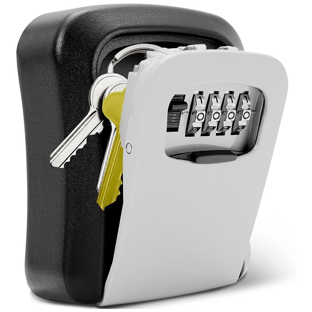 Key Safe Box 4 Digit Wall Mounted Outdoor High Security Code Lock Storage Home