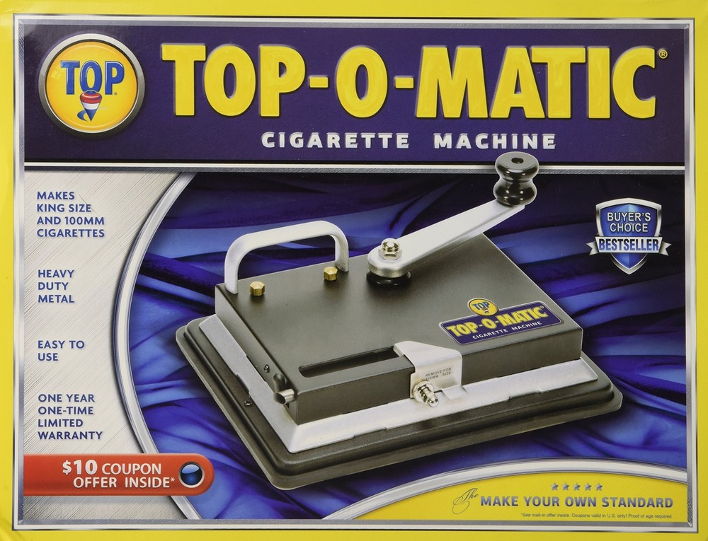 New Top-O-Matic Cigarette Rolling Machine