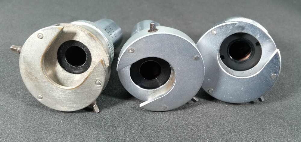 Set lenses lomo microscope Vintage USSR. Набор объективы ЛОМО запчасти микроскоп