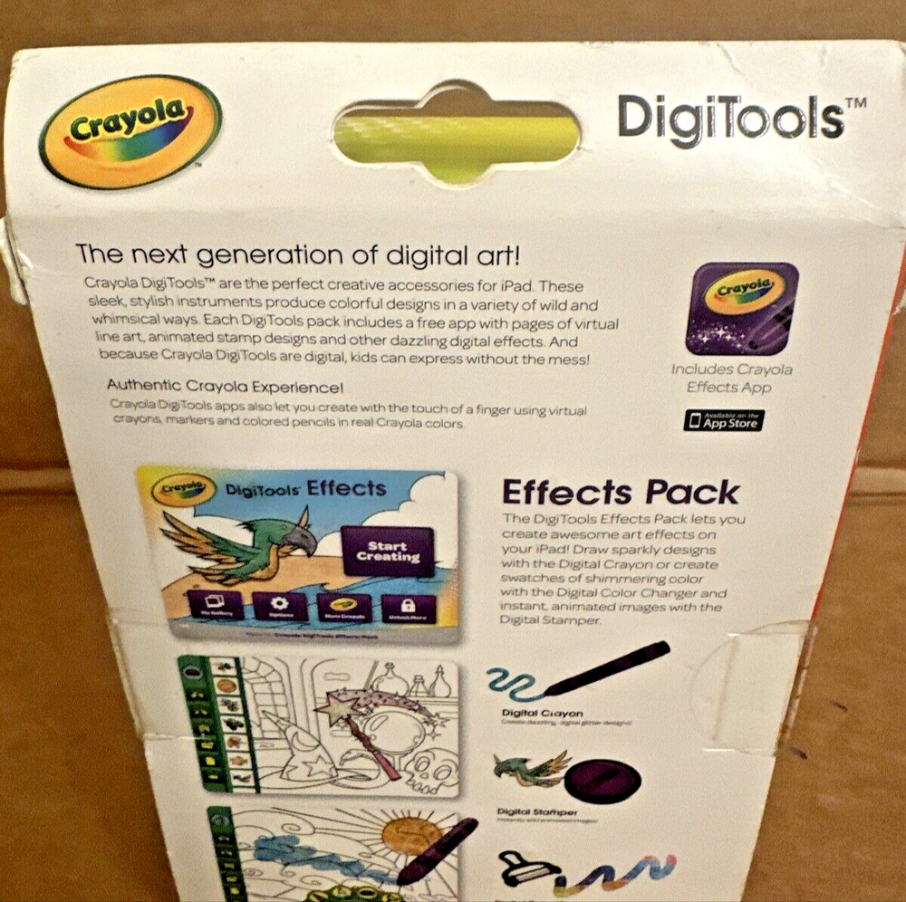Crayola DigiTools Glitter Color Change Effects Creativity Pack for 4 iPad