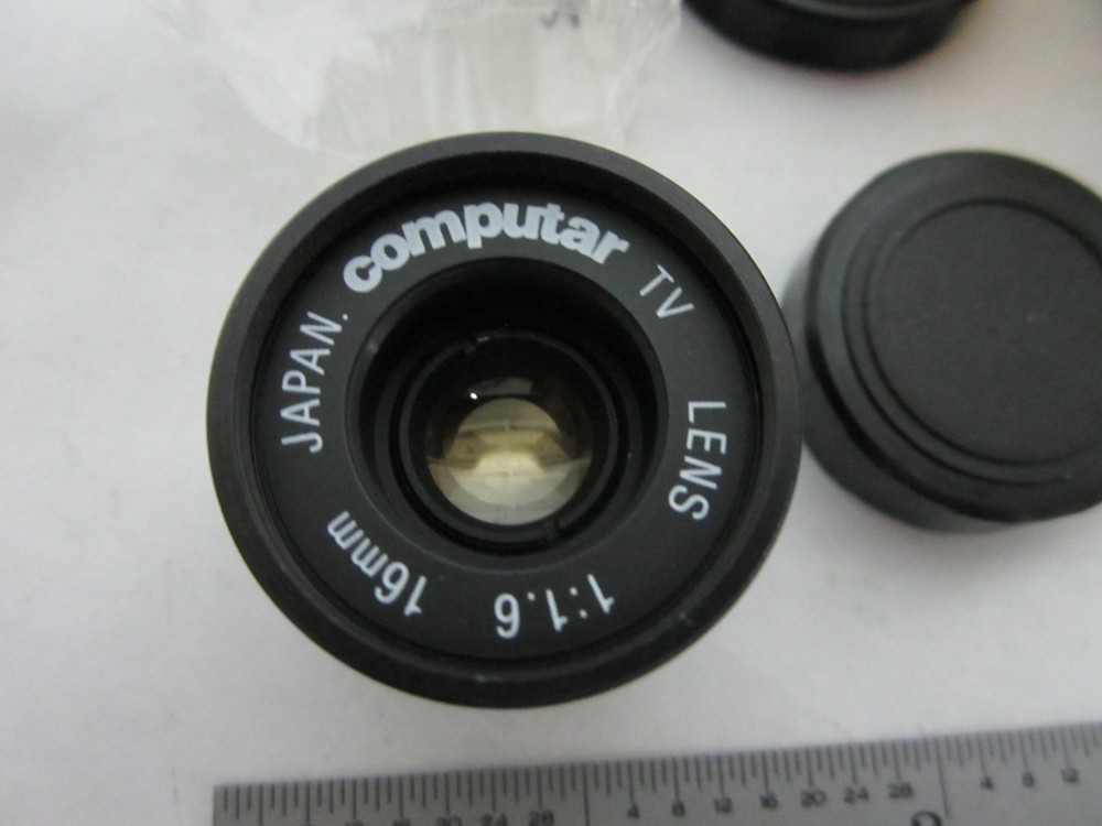 MICROSCOPE PART CAMERA LENS COMPUTAR TV 16 mm AS IS BIN#S2-24