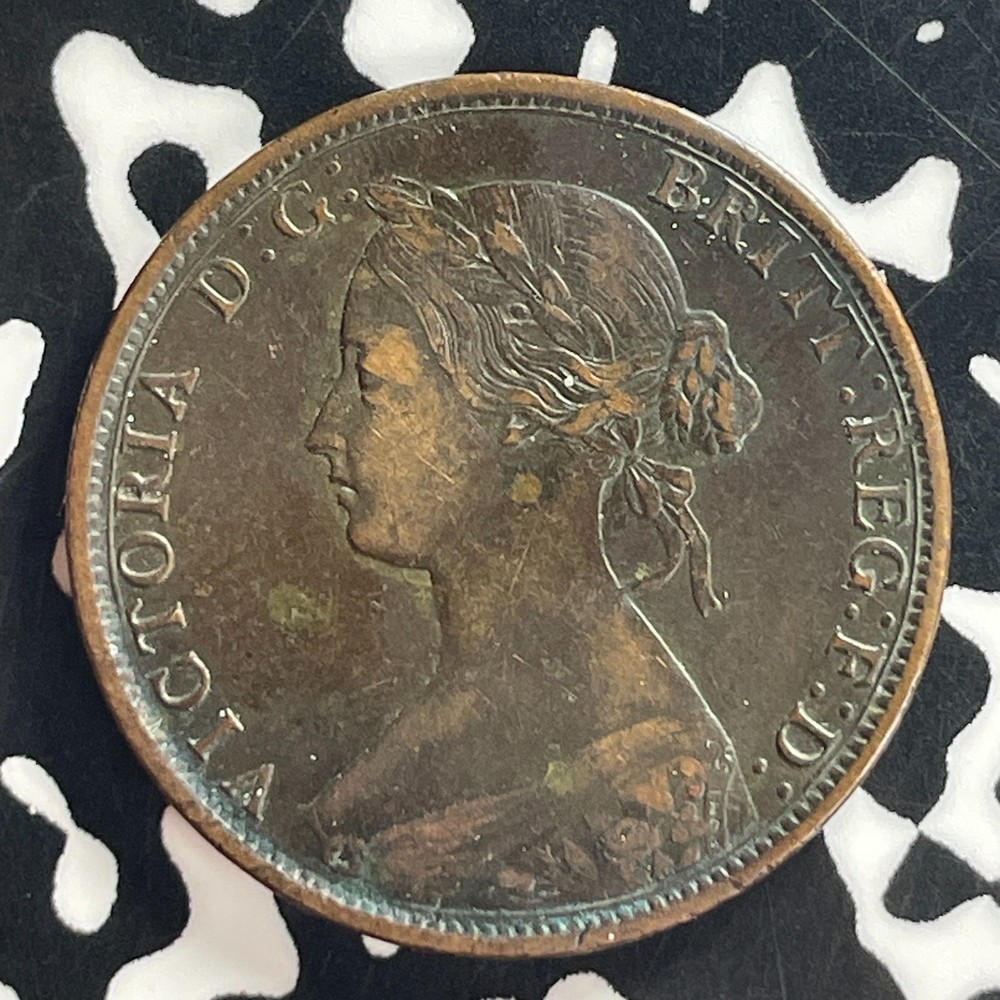 1864 New Brunswick Large Cent Lot#T7974 Nice!