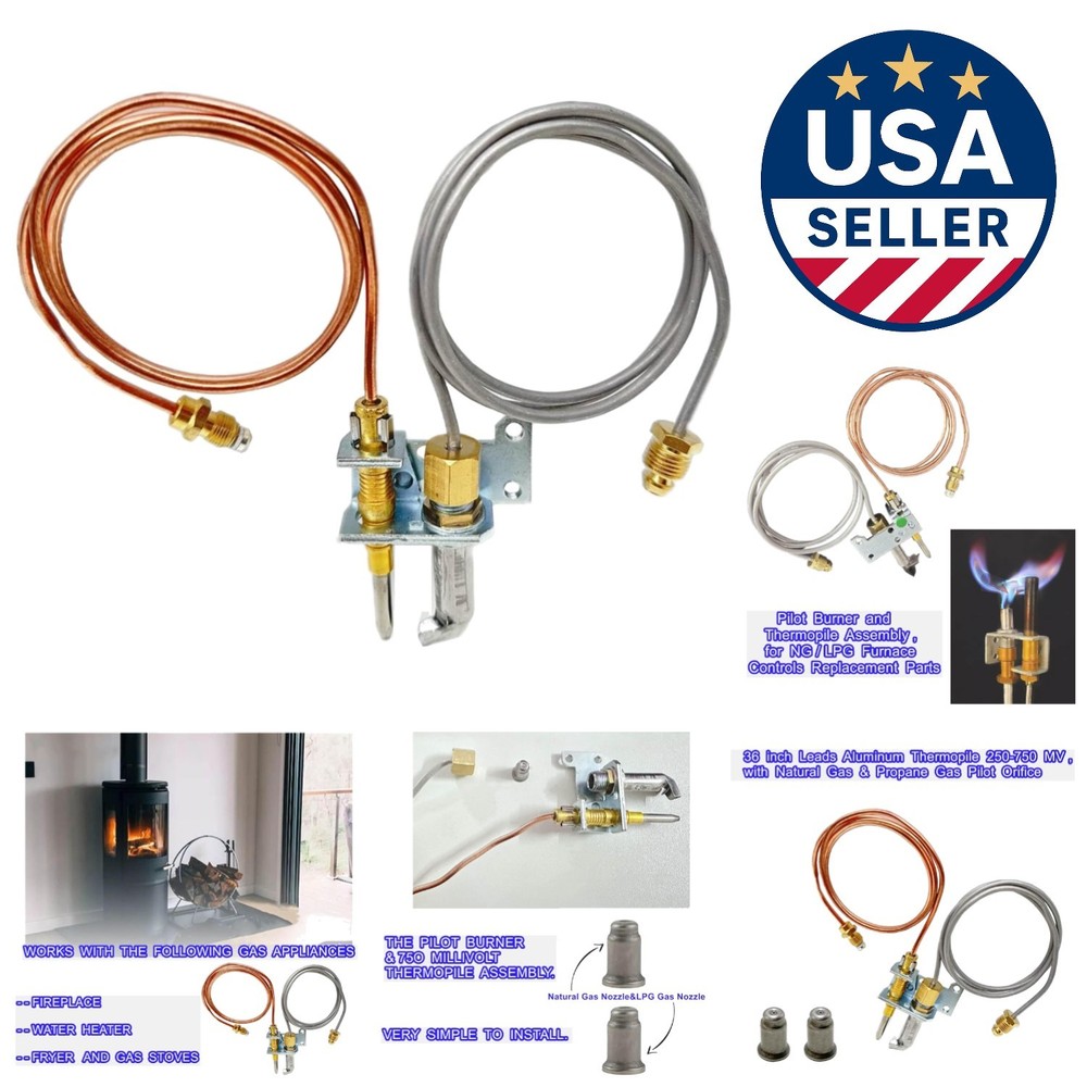 High-Quality 250-750 MV Thermopile Assembly for Natural Gas & Propane Furnaces